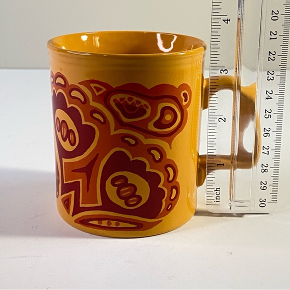 Staffordshire Potteries Simone Mirman Retro 70s Mug England - Picture 8 of 11